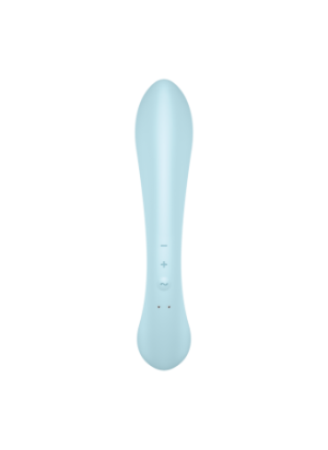 2 en 1 Rabbit point G avec stimulateur de clitoris et Wand Bleu USB Triple Oh Satisfyer - CC597813
